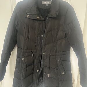 Kenneth Cole Women's Black Puffer Coat